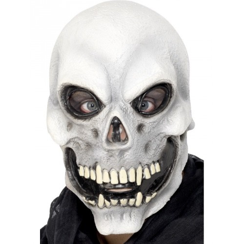 Halloween Totenkopf Maske weiss