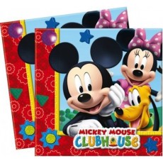 Mickey Mouse Servietten 20 Stück Disney Partydeko Kindergeburtstag