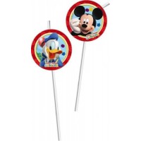 Mickey Mouse Strohhalme Partydeko Geburtstag von Disney