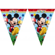 Mickey Mouse Flaggenbanner Disney Partydeko Kindergeburtstag