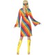 Hippie Kleid 70er Rainbow Hippie Kostüm 70er Jahre