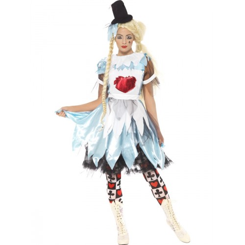 Halloween Kostüm Zombie Alice in Blunderland