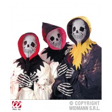 Halloween Maske Skelett Set mit Handschuhe