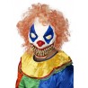 Halloween Masken Evil Clown Maske mit Bunten Haaren Zombie