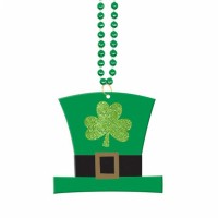 St. Patricks Day Partydeko Kette Grün mit Hut Anhänger