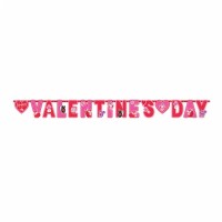 Banner Happy Valentins Day Herz Art.120209 Partydeko Vallentinstag