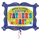 Folienballon Vatertag Happy Fathers Day Art.32388 Partydeko Ballon
