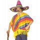 Poncho Kinder Kostüm Gr. M Mexicaner Fasching Karneval