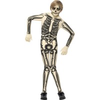 Halloween Kinder Kostüm Skelett Second Skin Junge