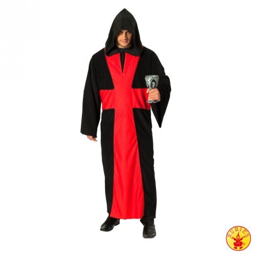 Halloween Kostüm Teuflischer Pater Geistlicher Umhang Cape