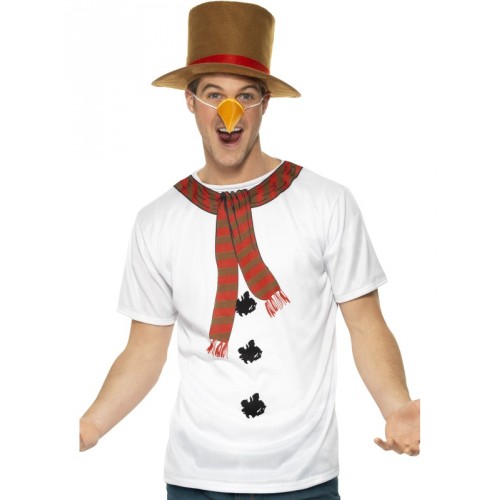 Weihnachten Schneemann Set Snowman Kit mit Hut und Nase Santa Art. 39836