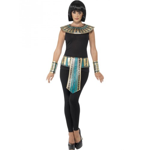Ägypten Cleopatra Set Kostüm Fasching Karneval