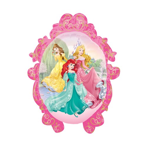 Folienballon XXL Prinzessin Partydeko Kindergeburtstag Disney Ballon