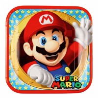 Super Mario Teller 8 Stück