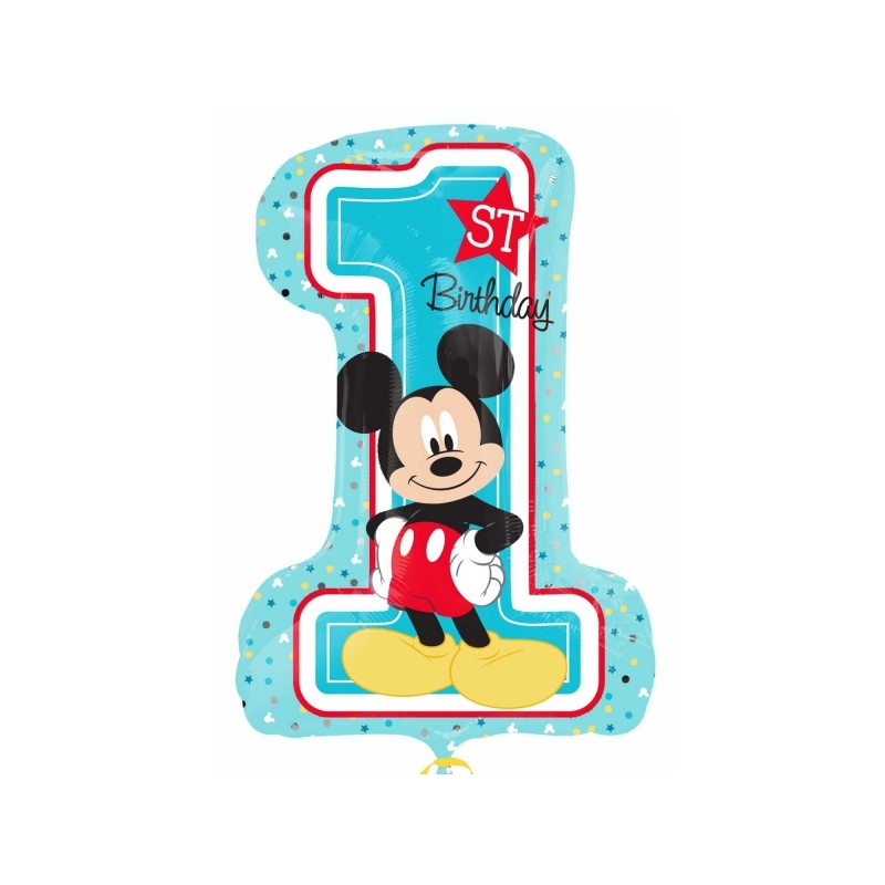 Geburtstag Zahlenkerze Geburtstagskerze Party Deko Playful Mickey Mouse 1 