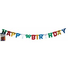 Banner Happy Birthday Partydeko Geburtstag Girlande Art. 14000