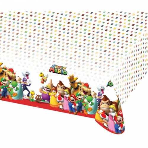 Super Mario Tischdecke Partydeko Kindergeburtstag Luigi