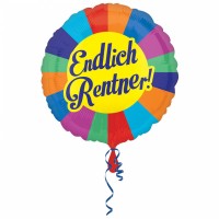 Folienballon Zum Ruhestand Endlich Rentner Partydeko Ballon
