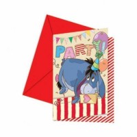 6 Einladungskarten Winnie Pooh Kindergeburtstag Partydeko Geburtstag Disney