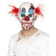 Halloween Maske Zombie Clown mit roten Haaren Art. 45021