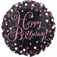 Folienballon Happy Birthday Art. 33782 Partydeko Geburtstag Ballon