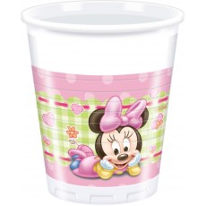 Minnie Mouse Baby Becher 8 Stück Partydeko Kindergeburtstag