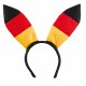 Deutschland Haarreifen Hasenohren Partydeko Fussball EM WM