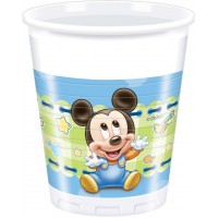 Mickey Mouse Baby Becher Partydeko Babyparty oder 1. Geburtstag