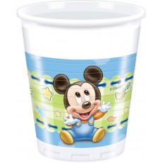 Mickey Mouse Baby Becher 8 Stück Disney Partydeko Kindergeburtstag