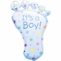 Folienballon Baby Fuss Its a Boy Art. 07688 Partydeko Babyparty Babyshower Geburt