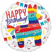 Folienballon Happy Birthday Pinata Art. 37985 Partydeko Ballon Geburtstag