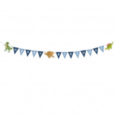 Dino Dinosaurier Banner Girlande Partydeko Kindergeburtstag