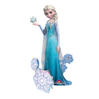 Frozen Elsa Airwalker Partydeko Kindergeburtstag Prinzessin Ballon