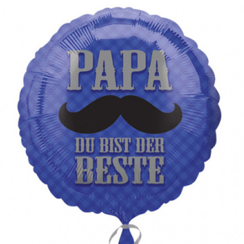 Folienballon Vatertag Papa du bist der Beste Partydeko Ballon