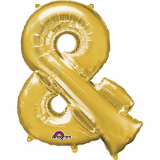 Folienballon XXL Buchstabe & Gold Partydeko Geburtstag Ballon