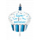 Folienballon XXL Art. 34523 Muffin Partydeko 1. Geburtstag Junge