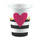 Hochzeit Becher Herz You Love Me Partydeko Deko