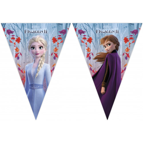 Frozen 2 Wimpelbanner Disney Partydeko Kindergeburtstag Eiskönigin
