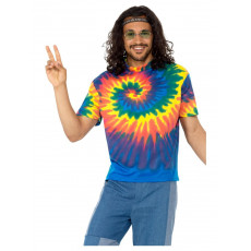 Hippie T-Shirt 60er 70er Jahre Kostüm Flower Power Peace