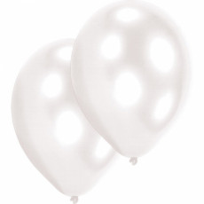 Luftballons Weiss Partydeko Geburtstag Weiss 10 Stück