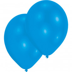 Luftballons Dunkelblau Metallic Partydeko Geburtstag Blue 10 Stück