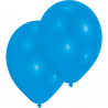 Luftballons Blau Metallic Partydeko Geburtstag Blue 10 Stück