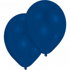 Luftballons Dunkelblau Partydeko Geburtstag Blue 10 Stück