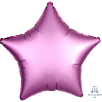 Folienballon Stern Satin Pink Art.36823 Partydeko Ballon Geburtstag