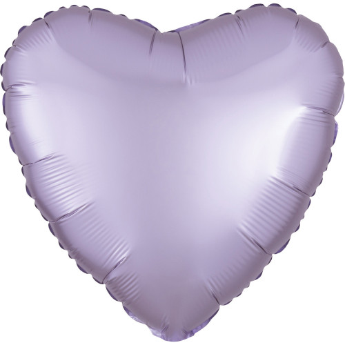 Folienballon Herz Satin Pastel Lila Art.39905 Partydeko Ballon Valentinstag Hochzeit