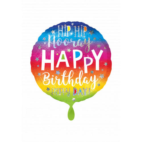 Folienballon Happy Birthday Art. 39624 Partydeko Geburtstag Ballon