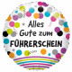 Folienballon Happy Birthday buntes Konfetti Art. 34549 Partydeko Ballon Geburtstag