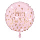 Folienballon Happy Birthday Rosa Art.42116 Partydeko Ballon Geburtstag