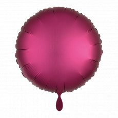 Folienballon Rund Bordeaux Partydeko Ballon Hochzeit Geburtstag Violett