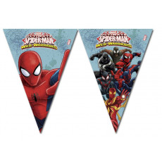 Flaggenbanner Spiderman Kindergeburtstag Partydeko Geburtstag Marvel
